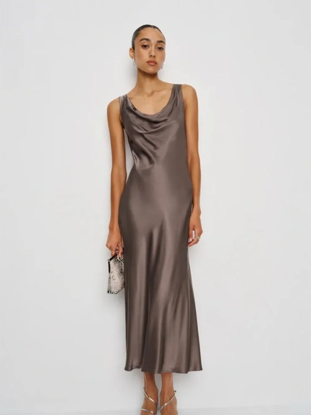Reformation Bryn Silk Dress NWT in Magnetic